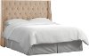 121NB-BRVLVPRL Cream Tufted Wingback Full Size Upholstered Headboard-2