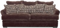 Casual Contemporary Chocolate Brown Sofa Bed - Acropolis