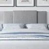 Gray Expandable Full Size, Queen, King Size Headboard