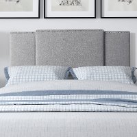 Gray Expandable Full Size, Queen, King Size Headboard