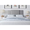 Gray Expandable Full Size, Queen, King Size Headboard-2