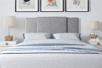 Gray Expandable Full Size, Queen, King Size Headboard-2