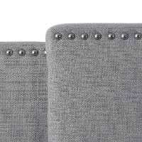 Gray Expandable Full Size, Queen, King Size Headboard-3