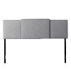 Gray Expandable Full Size, Queen, King Size Headboard-5