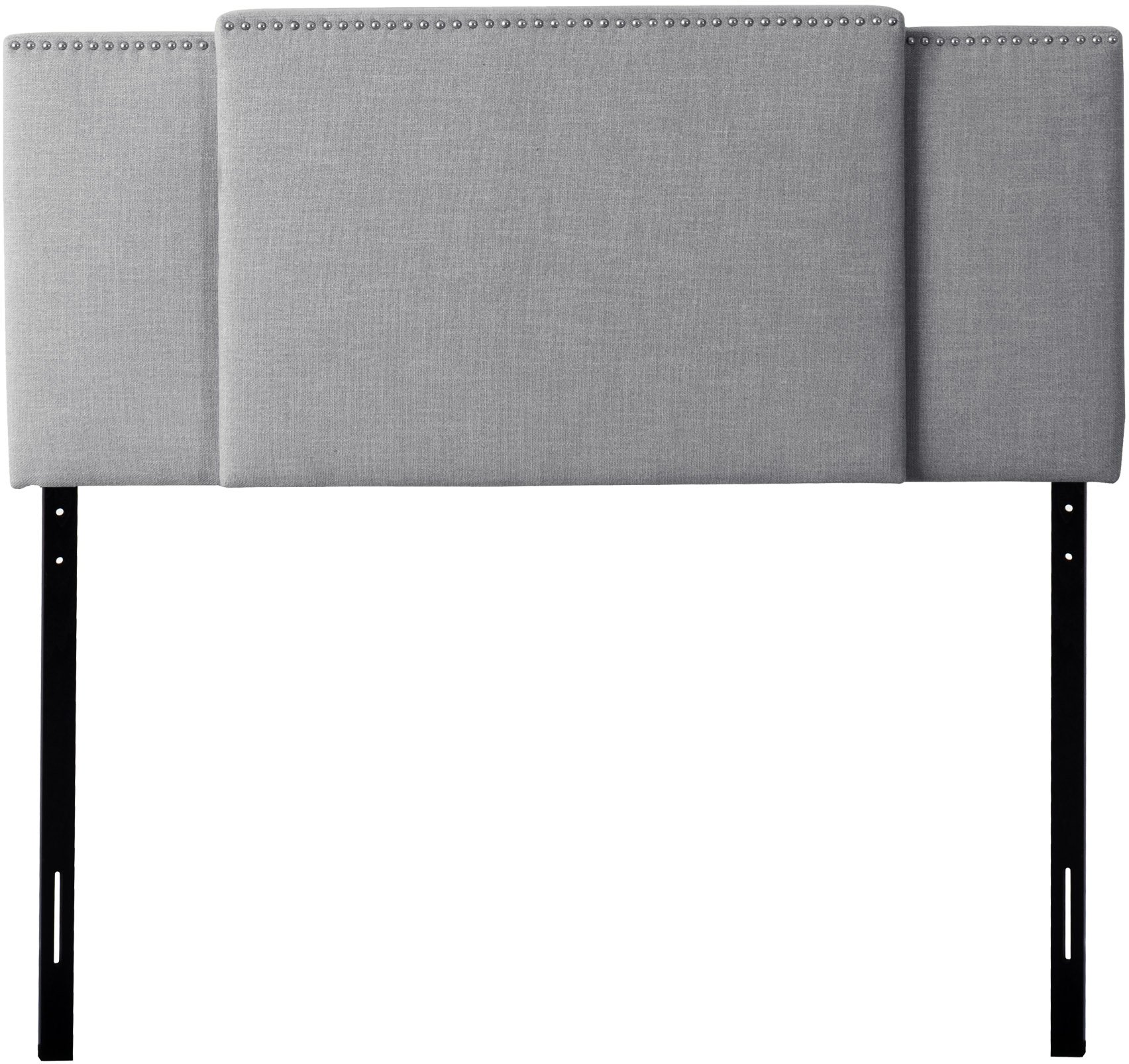 Gray Expandable Full Size, Queen, King Size Headboard-7