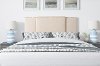 Cream Expandable Full Size, Queen, King Size Headboard