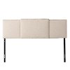Cream Expandable Full Size, Queen, King Size Headboard-2