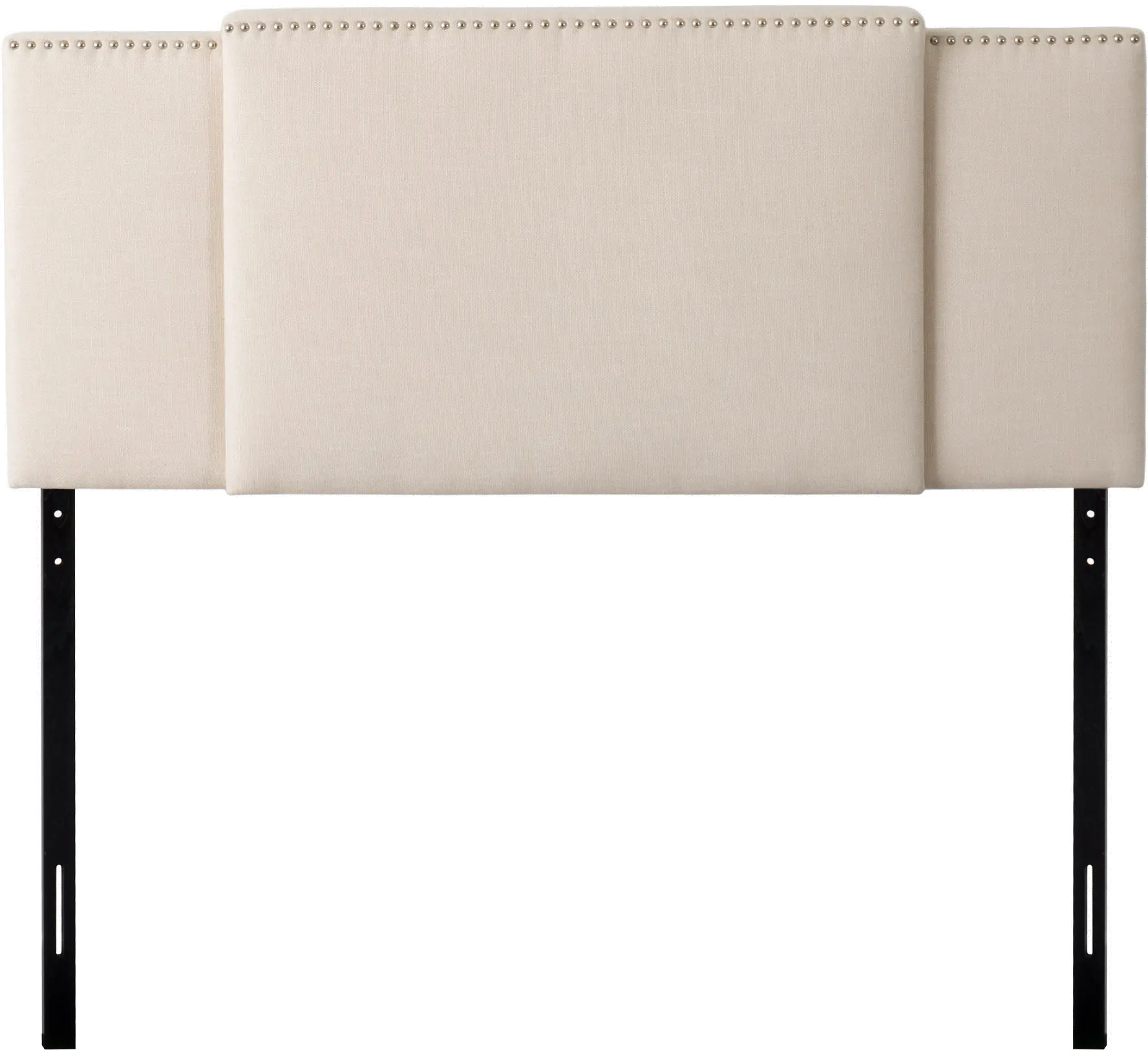 Cream Expandable Full Size, Queen, King Size Headboard-7
