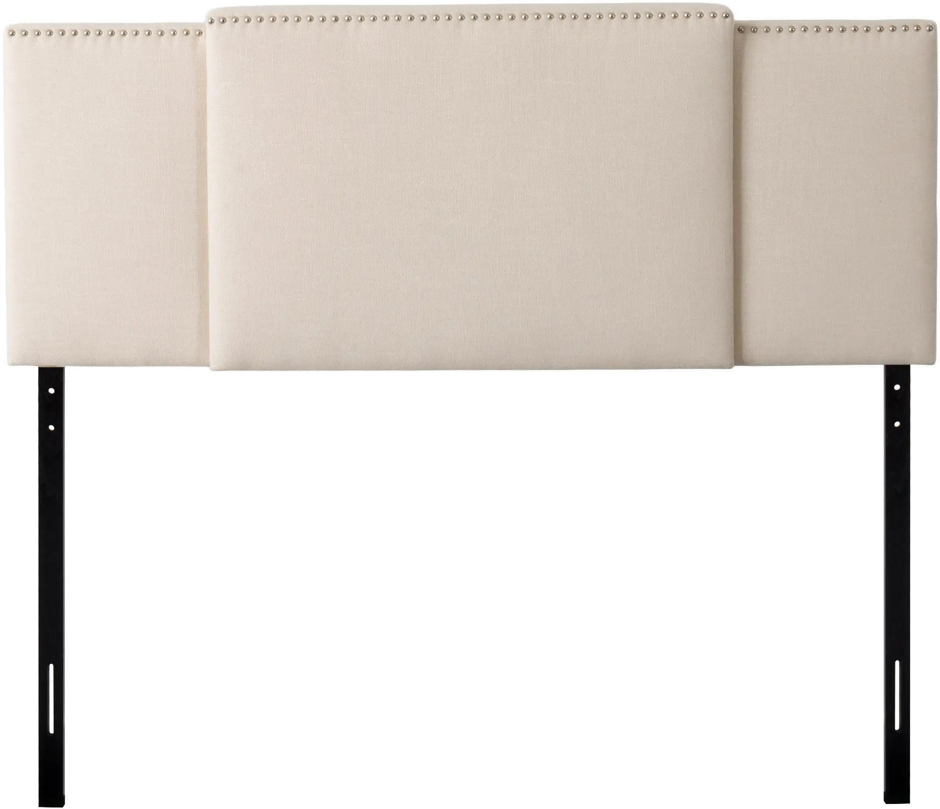 Cream Expandable Full Size, Queen, King Size Headboard-8