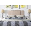 Beige Expandable Full Size, Queen, King Size Headboard-5