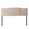 Beige Expandable Full Size, Queen, King Size Headboard-8