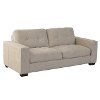 Beige Chenille Fabric Sofa - Club-3