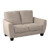 Casual Contemporary Beige Loveseat - Jazz