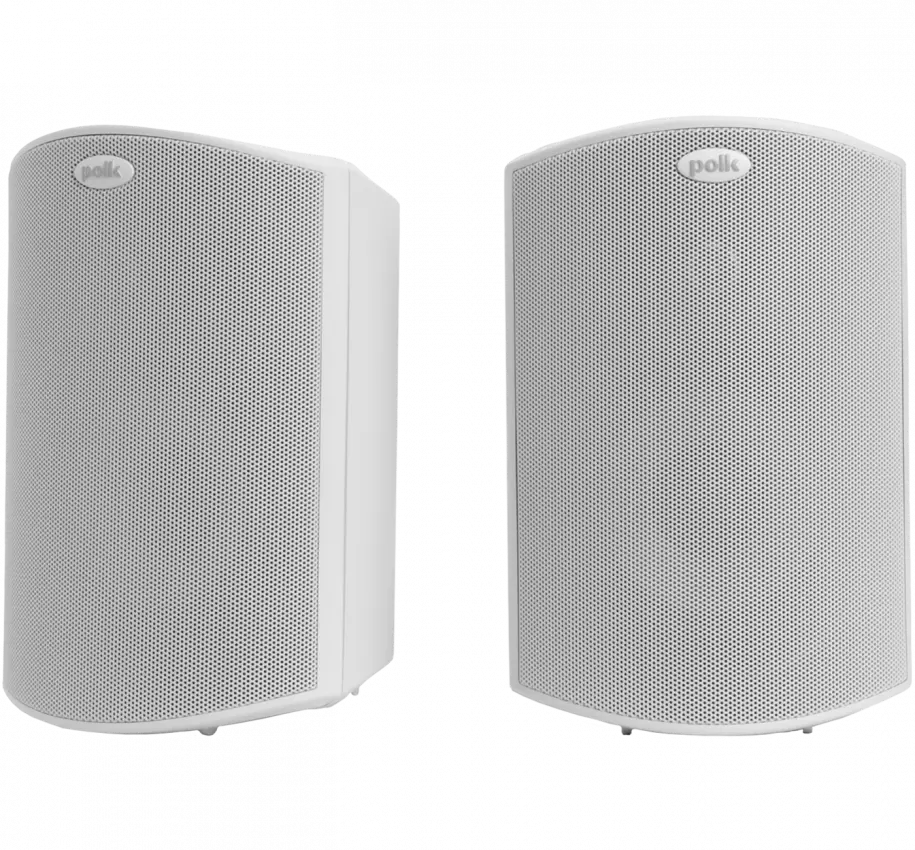 ATRIUM4/WHITE-PAIR Polk Audio Compact Atrium4 White Outdoor Speaker Pair-1