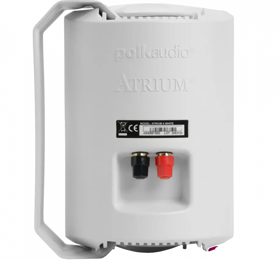 ATRIUM4/WHITE-PAIR Polk Audio Compact Atrium4 White Outdoor Speaker Pair-3