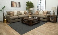 Casual Traditional Taupe Sofa Bed - Bereta-2