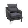 Navy Blue Contemporary Accent Chair - Victoria-3