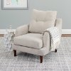Beige Contemporary Accent Chair - Victoria-2