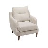 Beige Contemporary Accent Chair - Victoria-3