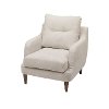 Beige Contemporary Accent Chair - Victoria-4