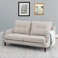 Beige Contemporary Sofa - Victoria