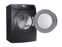 DVE45N5300V Samsung Electric Dryer with Steam Options - 7.5 cu. ft. Black Stainless Steel-3