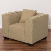 Beige Contemporary Accent Chair - Lida-1
