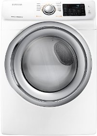 DVE45N5300W Samsung 7.5 cu. ft. Front Load Electric Dryer with Steam - White