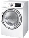 DVE45N5300W Samsung 7.5 cu. ft. Front Load Electric Dryer with Steam - White -4