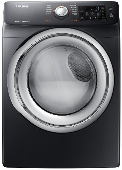 DVG45N5300V Samsung Gas Dryer with Steam - 7.5 cu. ft. Black Stainless Steel