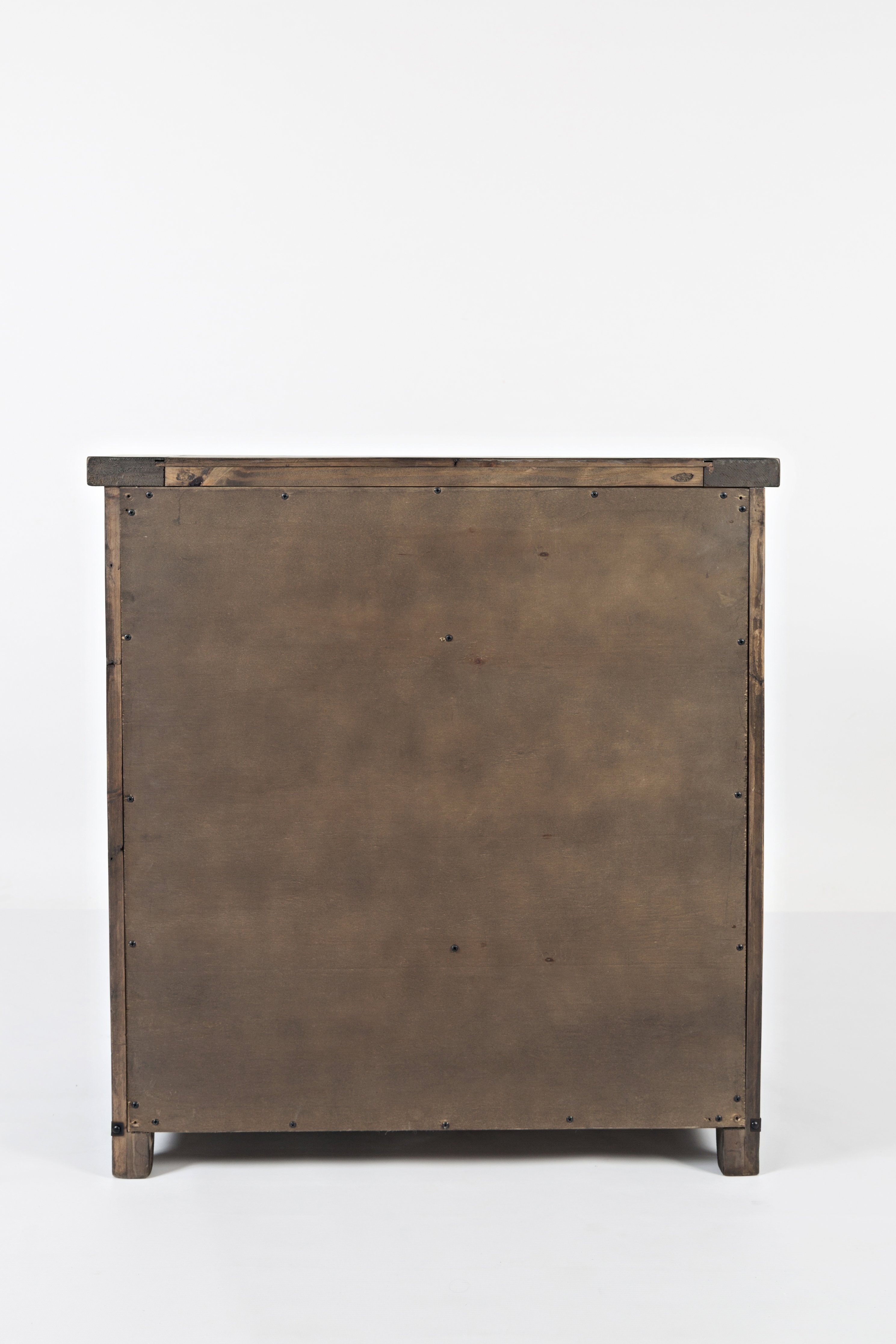 Dark Brown Barn Door Accent Cabinet - Madison County-5