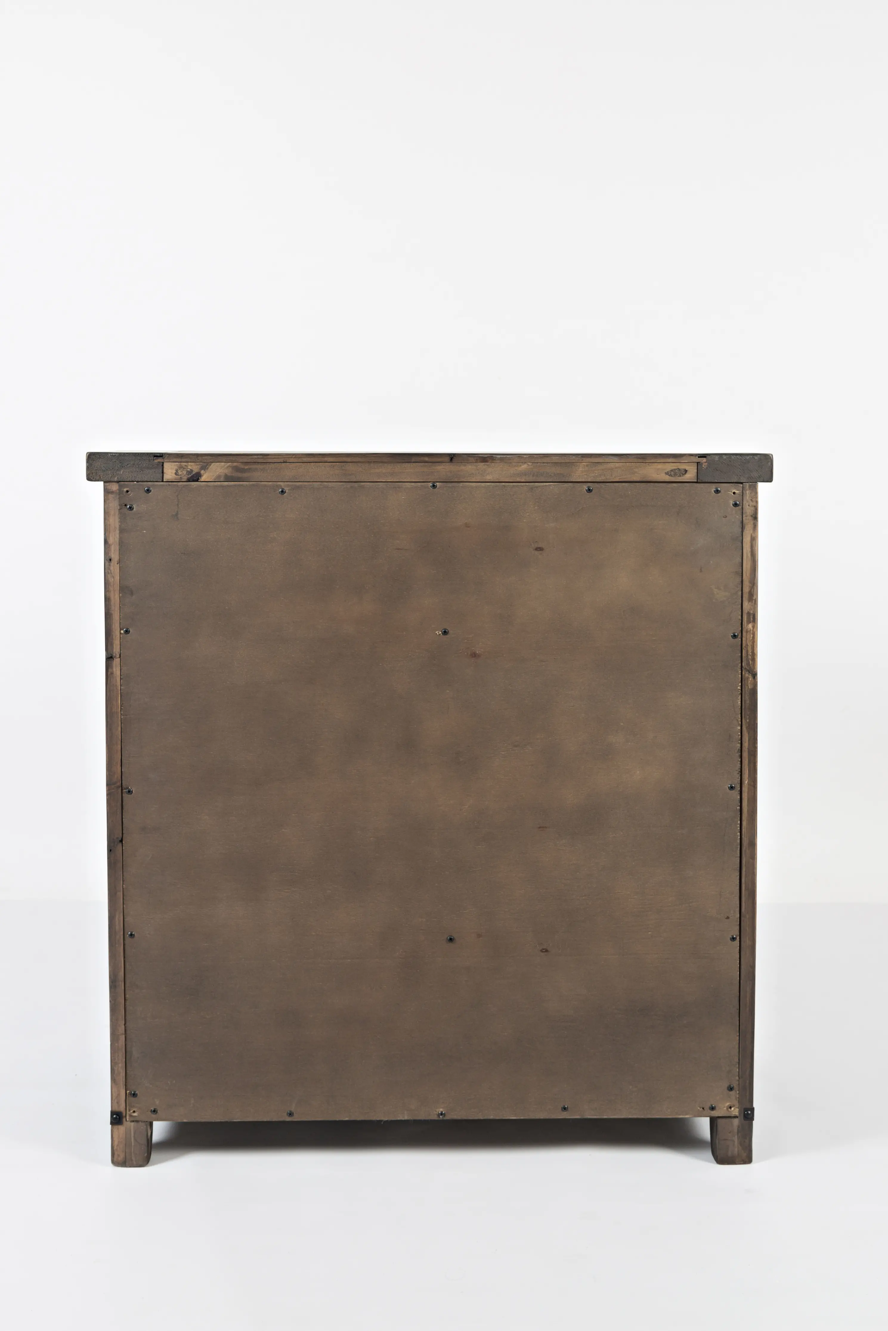 Dark Brown Barn Door Accent Cabinet - Madison County-5