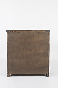 Dark Brown Barn Door Accent Cabinet - Madison County-5