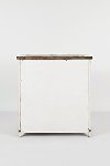 Vintage White Barn Door Accent Cabinet - Madison County-6