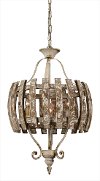 Weathered 3-Light Pendant Chandelier - Carolina