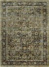 5 x 7 Medium Green and Brown Area Rug - Andorra