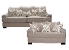Oatmeal 2 Piece Living Room Set with Sofa Bed - Renegade