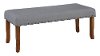 Oatmeal Linen Bench - Classic