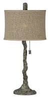 Bark-Like Tree Branch Table Lamp - Knox