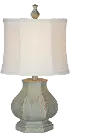Distressed Blue Table Lamp - Fiona