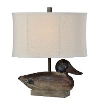 Vintage Duck Table Lamp - Drake
