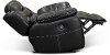 Black Leather Power Glider Recliner with Adjustable Headrest - Shawn-3