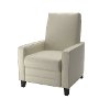 Cream Bonded Leather Recliner - Kelsey-2