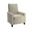 Cream Bonded Leather Recliner - Kelsey-3