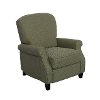 Green-Gray Linen Fabric Recliner - Noah-3