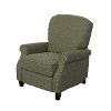 Green-Gray Linen Fabric Recliner - Noah-4