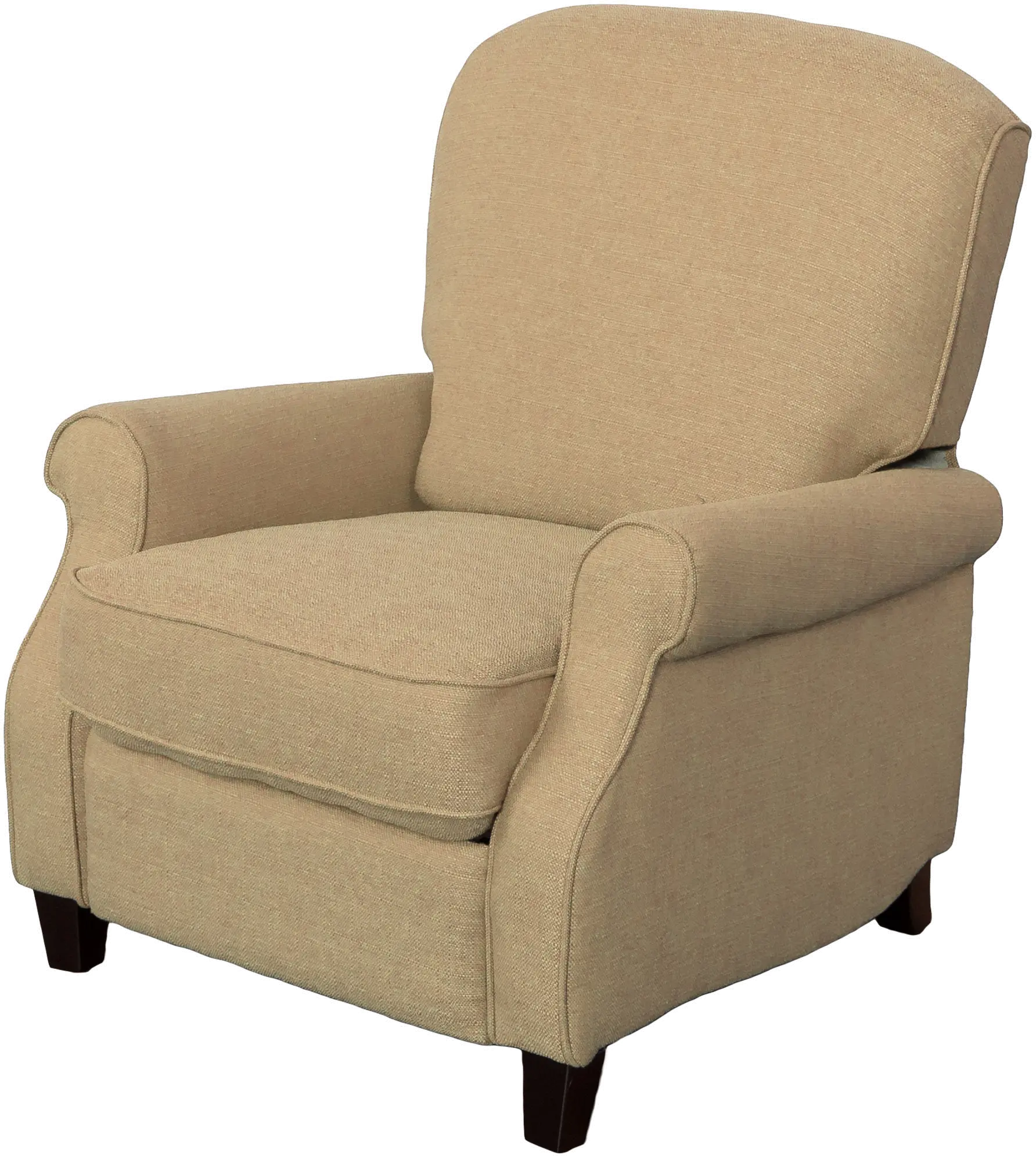 Beige Linen Fabric Recliner - Noah-3