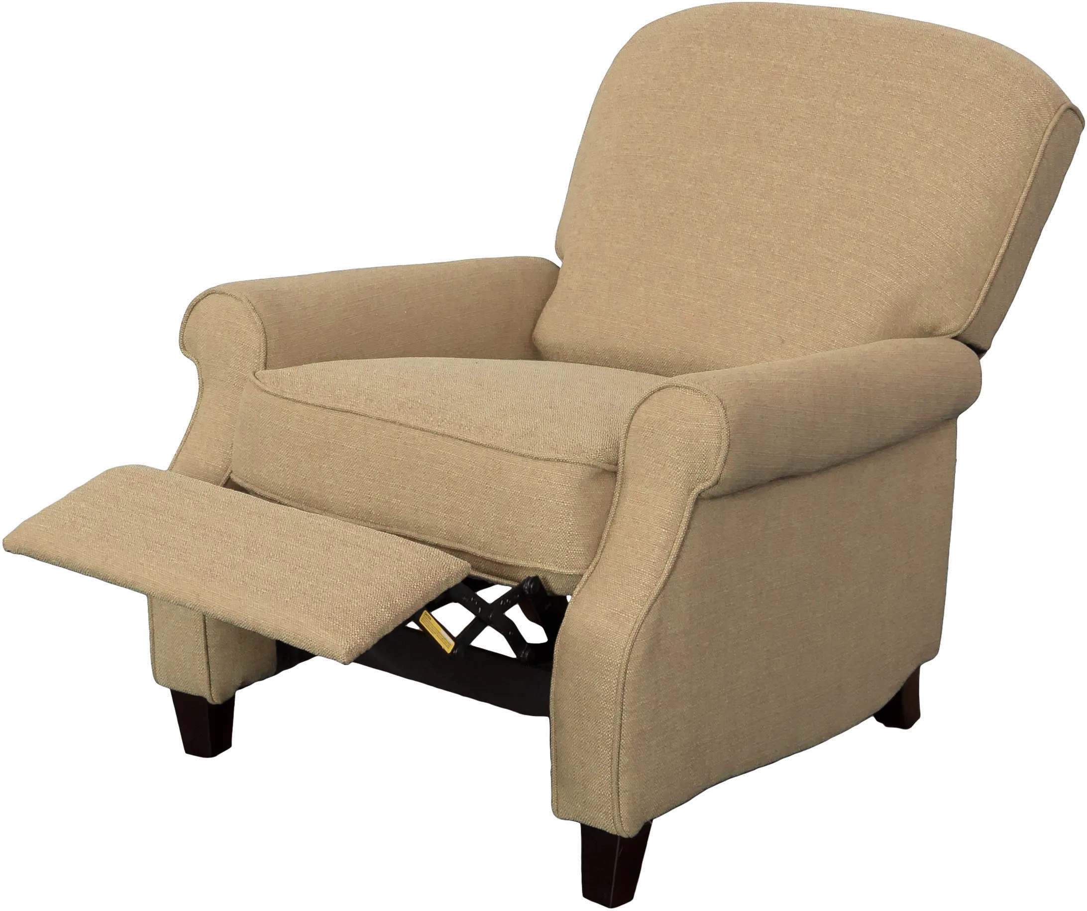 Beige Linen Fabric Recliner - Noah-4