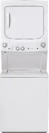 GUD27ESSMWW GE Unitized Spacemaker 3.8 cu. ft. Washer and 5.9 cu. ft. Electric Dryer - White