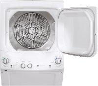 GUD27ESSMWW GE Unitized Spacemaker 3.8 cu. ft. Washer and 5.9 cu. ft. Electric Dryer - White-4